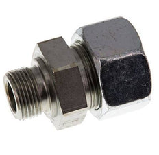 G 3/4'' Male x 25S Zinc plated Steel Straight Cutting Ring 400 Bar DIN 2353