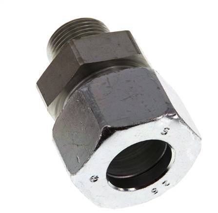 G 3/4'' Male x 25S Zinc plated Steel Straight Cutting Ring 400 Bar DIN 2353
