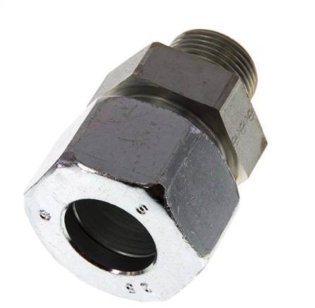 G 3/4'' Male x 25S Zinc plated Steel Straight Cutting Ring 400 Bar DIN 2353