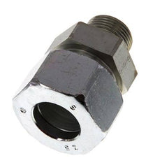 G 3/4'' Male x 25S Zinc plated Steel Straight Cutting Ring 400 Bar DIN 2353