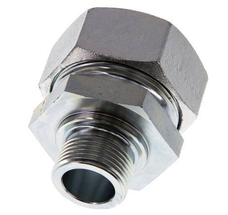 G 3/4'' Male x 35L Zinc plated Steel Straight Cutting Ring 160 Bar DIN 2353