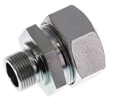 G 3/4'' Male x 35L Zinc plated Steel Straight Cutting Ring 160 Bar DIN 2353