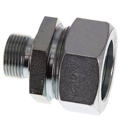 G 3/4'' Male x 35L Zinc plated Steel Straight Cutting Ring 160 Bar DIN 2353