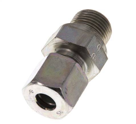 G 3/8'' Male x 8S Zinc plated Steel Straight Cutting Ring 630 Bar DIN 2353