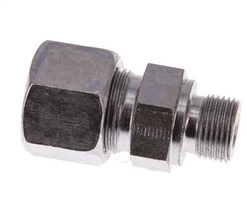 G 3/8'' Male x 14S Zinc plated Steel Straight Cutting Ring 630 Bar DIN 2353