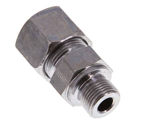 G 3/8'' Male x 14S Zinc plated Steel Straight Cutting Ring 630 Bar DIN 2353