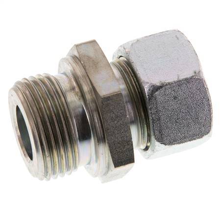 G 1'' Male x 22L Zinc plated Steel Straight Cutting Ring 160 Bar DIN 2353