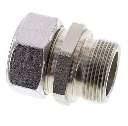 G 1 1/4'' Male x 35L Zinc plated Steel Straight Cutting Ring 160 Bar DIN 2353