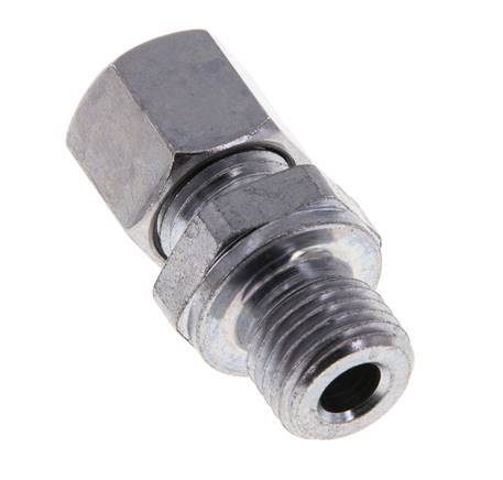 M14x1.5 Male x 8L Zinc plated Steel Straight Cutting Ring 315 Bar DIN 2353 [2 Pieces]