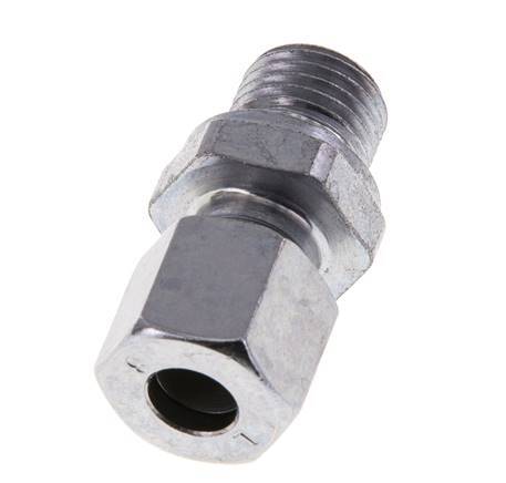 M14x1.5 Male x 8L Zinc plated Steel Straight Cutting Ring 315 Bar DIN 2353 [2 Pieces]