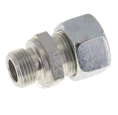 M18x1.5 Male x 15L Zinc plated Steel Straight Cutting Ring 315 Bar DIN 2353 [2 Pieces]