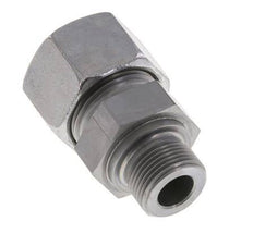M22x1.5 Male x 20S Zinc plated Steel Straight Cutting Ring 400 Bar DIN 2353
