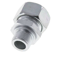 M22x1.5 Male x 22L Zinc plated Steel Straight Cutting Ring 160 Bar DIN 2353