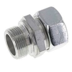M33x2 Male x 28L Zinc plated Steel Straight Cutting Ring 160 Bar DIN 2353
