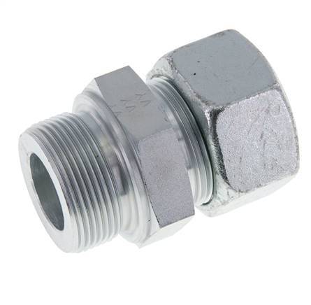 M42x2 Male x 30S Zinc plated Steel Straight Cutting Ring 400 Bar DIN 2353