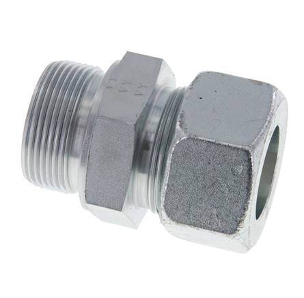 M42x2 Male x 30S Zinc plated Steel Straight Cutting Ring 400 Bar DIN 2353