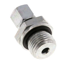 G 1/2'' Male x 8L Zinc plated Steel Straight Cutting Ring with FKM Seal 315 Bar DIN 2353