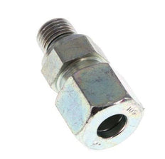 G 1/4'' Male x 10S Zinc plated Steel Straight Cutting Ring with FKM Seal 630 Bar DIN 2353