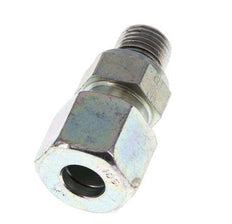G 1/4'' Male x 10S Zinc plated Steel Straight Cutting Ring with FKM Seal 630 Bar DIN 2353