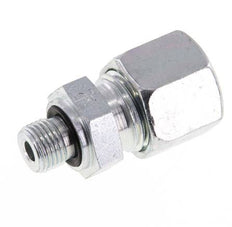 G 1/8'' Male x 10L Zinc plated Steel Straight Cutting Ring with FKM Seal 315 Bar DIN 2353