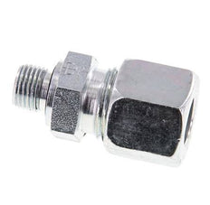 G 1/8'' Male x 10L Zinc plated Steel Straight Cutting Ring with FKM Seal 315 Bar DIN 2353