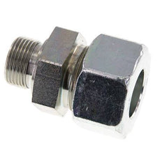 G 3/4'' Male x 25S Zinc plated Steel Straight Cutting Ring with FKM Seal 400 Bar DIN 2353