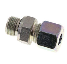 G 3/8'' Male x 10S Zinc plated Steel Straight Cutting Ring with FKM Seal 630 Bar DIN 2353 [2 Pieces]