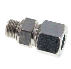 G 3/8'' Male x 14S Zinc plated Steel Straight Cutting Ring with FKM Seal 630 Bar DIN 2353