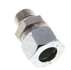 G 3/8'' Male x 15L Zinc plated Steel Straight Cutting Ring with FKM Seal 315 Bar DIN 2353