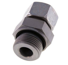G 1'' Male x 20S Zinc plated Steel Straight Cutting Ring with FKM Seal 400 Bar DIN 2353