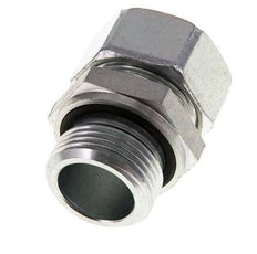 G 1'' Male x 28L Zinc plated Steel Straight Cutting Ring with FKM Seal 160 Bar DIN 2353