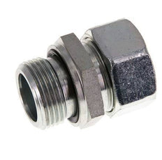 G 1'' Male x 28L Zinc plated Steel Straight Cutting Ring with FKM Seal 160 Bar DIN 2353