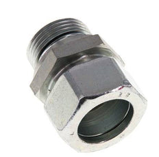 G 1'' Male x 28L Zinc plated Steel Straight Cutting Ring with FKM Seal 160 Bar DIN 2353