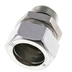 G 1'' Male x 35L Zinc plated Steel Straight Cutting Ring with FKM Seal 160 Bar DIN 2353