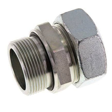 G 1 1/2'' Male x 42L Zinc plated Steel Straight Cutting Ring with FKM Seal 160 Bar DIN 2353