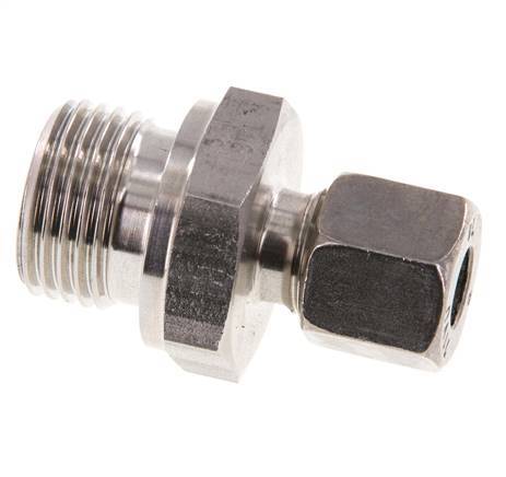 G 1/2'' Male x 8L Stainless steel Straight Cutting Ring 315 Bar DIN 2353