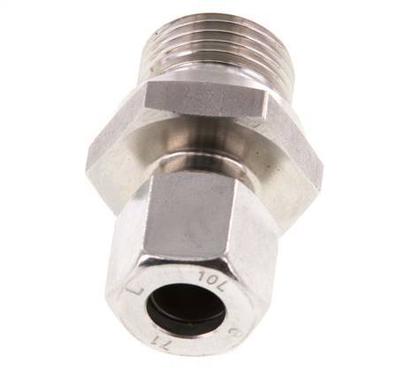 G 1/2'' Male x 10L Stainless steel Straight Cutting Ring 315 Bar DIN 2353