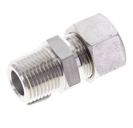1/2'' NPT Male x 15L Stainless steel Straight Cutting Ring 315 Bar DIN 2353