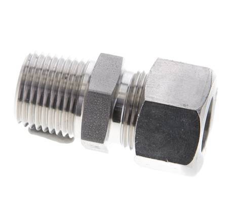 1/2'' NPT Male x 15L Stainless steel Straight Cutting Ring 315 Bar DIN 2353
