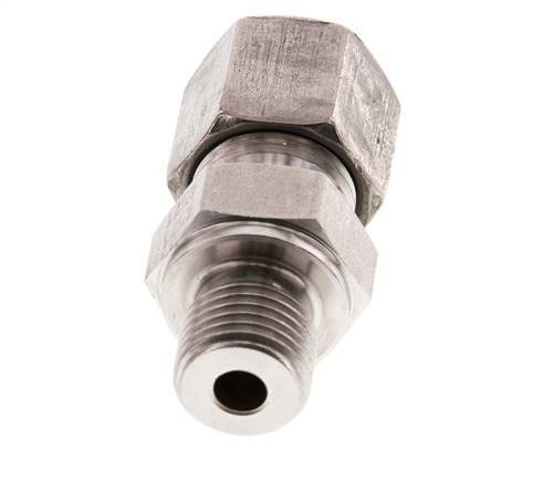 G 1/4'' Male x 8S Stainless steel Straight Cutting Ring 630 Bar DIN 2353