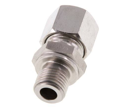G 1/4'' Male x 10L Stainless steel Straight Cutting Ring 315 Bar DIN 2353