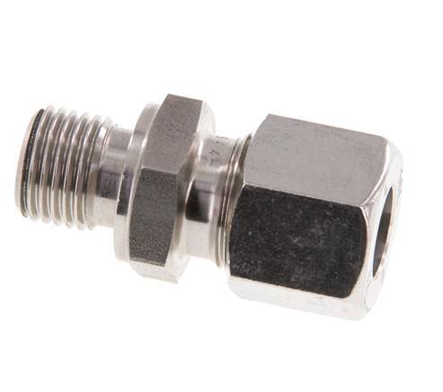 G 1/4'' Male x 10L Stainless steel Straight Cutting Ring 315 Bar DIN 2353
