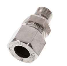 G 1/4'' Male x 12L Stainless steel Straight Cutting Ring 315 Bar DIN 2353