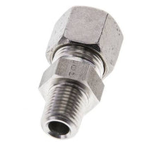 1/4'' NPT Male x 10S Stainless steel Straight Cutting Ring 630 Bar DIN 2353