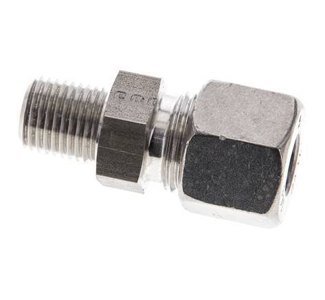 1/4'' NPT Male x 10S Stainless steel Straight Cutting Ring 630 Bar DIN 2353