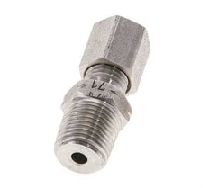 1/8'' NPT Male x 4LL Stainless steel Straight Cutting Ring 100 Bar DIN 2353