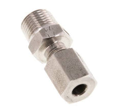 R 1/8'' Male x 4LL Stainless steel Straight Cutting Ring 100 Bar DIN 2353
