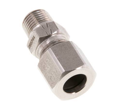 R 1/8'' Male x 8LL Stainless steel Straight Cutting Ring 100 Bar DIN 2353