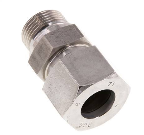 G 3/4'' Male x 20S Stainless steel Straight Cutting Ring 400 Bar DIN 2353