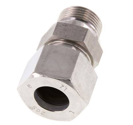 G 3/4'' Male x 20S Stainless steel Straight Cutting Ring 400 Bar DIN 2353